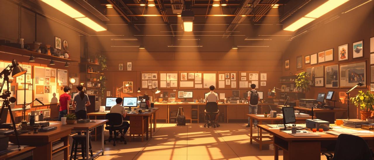 短剧平台 - 公司概况 短剧平台 - 创意团队工作场景